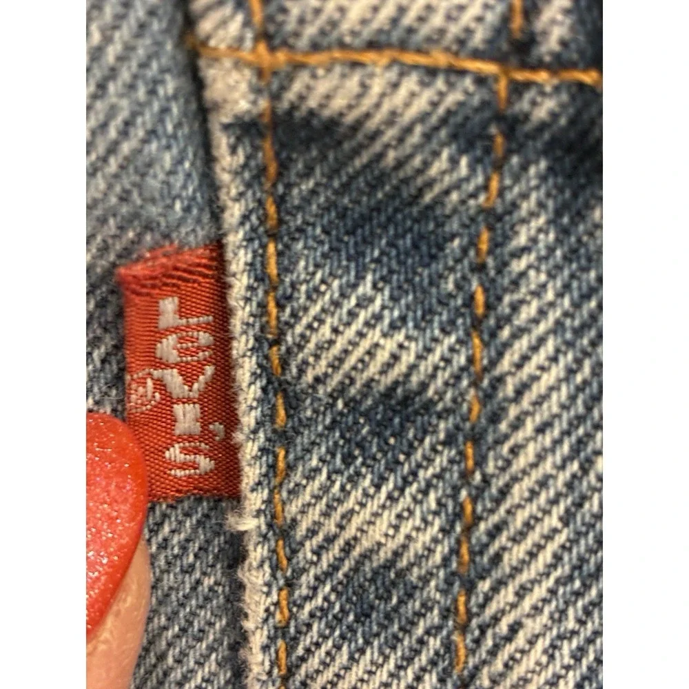 Vintage Y2K Levi's 550 Jeans Mens 37x30 (actual) Blue Denim Relaxed Fit Dad Jean